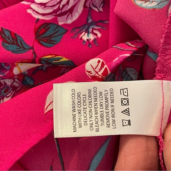 Pioneer Woman pink floral blouse like new XXL - Picture 4 of 5